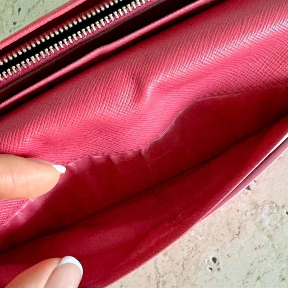 PRADA Milano Pink Long Wallet, Authentic - Picture 16 of 16